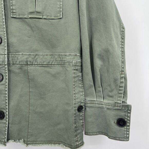 Derek Lam 10 Crosby Stretch Raw Hem Chino Jacket - Picture 4 of 7